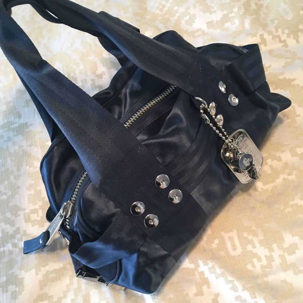 Juicy Couture Blue Satin Bag
